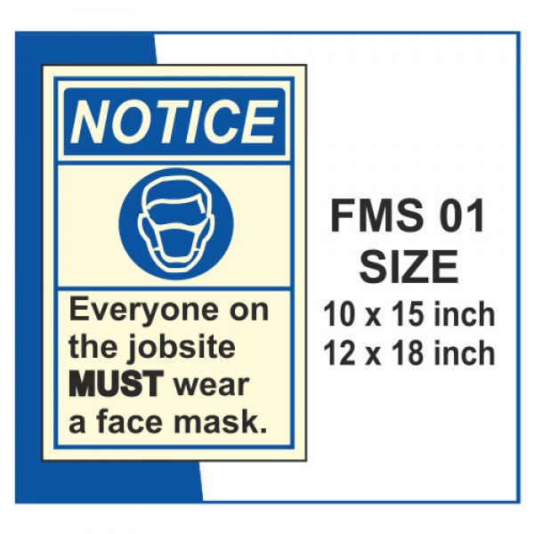 Face Mask Signs FMS 01