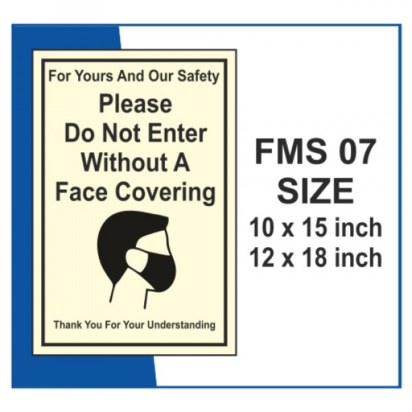 Face Mask Signs FMS 07