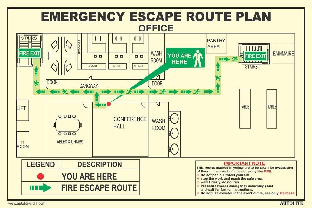 manufacturer-of-emergency-escape-route-plan