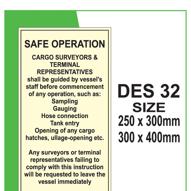 Deck & Engine Room DES 32