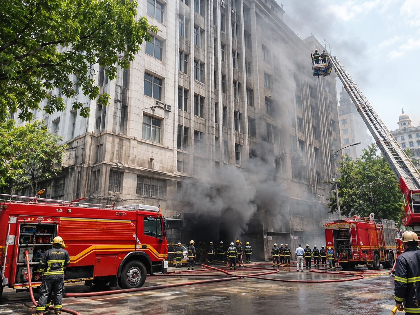 fires in ayakar bhavan mumbai